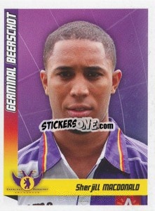 Figurina Macdonald - Football Belgium 2010-2011 - Panini