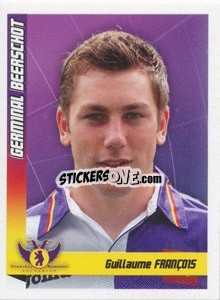 Sticker Francois - Football Belgium 2010-2011 - Panini