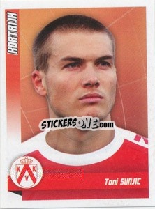 Sticker Sunijc - Football Belgium 2010-2011 - Panini