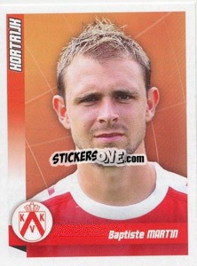 Sticker Martin - Football Belgium 2010-2011 - Panini