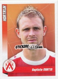 Figurina Martin - Football Belgium 2010-2011 - Panini