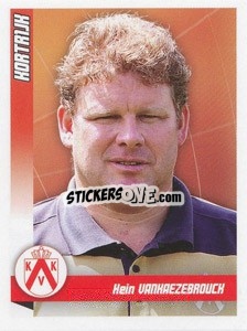 Sticker Vanhaezebrouck(Entraineur) - Football Belgium 2010-2011 - Panini