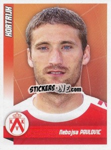 Sticker Nebojsa Pavlovic - Football Belgium 2010-2011 - Panini
