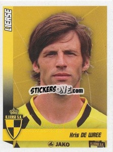 Sticker De Wree - Football Belgium 2010-2011 - Panini
