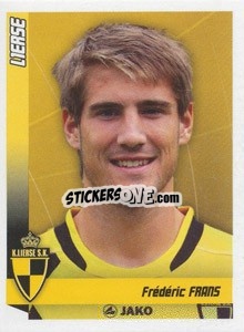 Sticker Frans - Football Belgium 2010-2011 n. 264 - Panini