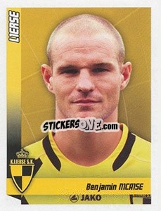 Sticker Nicaise - Football Belgium 2010-2011 - Panini