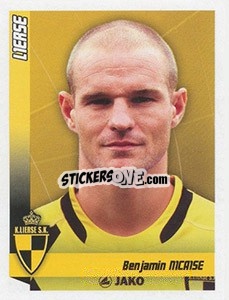 Figurina Nicaise - Football Belgium 2010-2011 - Panini