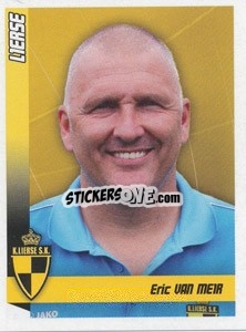 Cromo Van Meir(Entraineur) - Football Belgium 2010-2011 - Panini