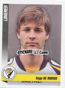 Figurina De Roover - Football Belgium 2010-2011 n. 282 - Panini