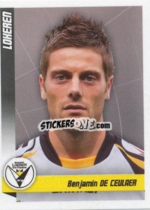 Figurina De Ceulaer - Football Belgium 2010-2011 - Panini