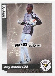 Sticker Boubacar Barry (Top joueur) - Football Belgium 2010-2011 - Panini