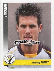 Sticker Perbet - Football Belgium 2010-2011 - Panini