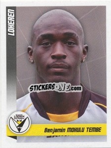Sticker Mokulu Tembe - Football Belgium 2010-2011 - Panini
