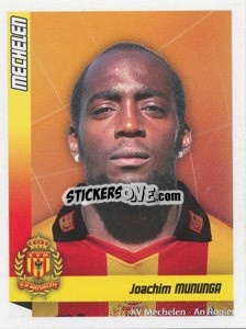 Sticker Mununga - Football Belgium 2010-2011 - Panini