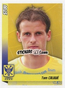 Sticker Caluwe - Football Belgium 2010-2011 n. 385 - Panini