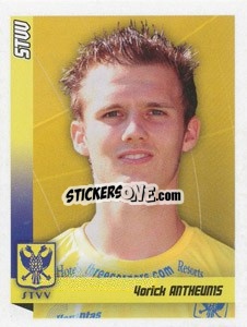 Sticker Antheunis - Football Belgium 2010-2011 - Panini