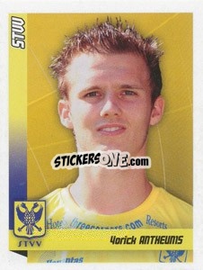 Cromo Antheunis - Football Belgium 2010-2011 n. 386 - Panini