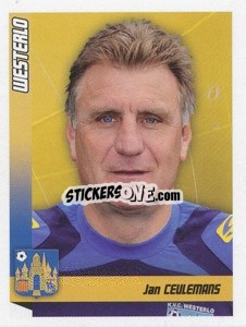 Sticker Ceulemans(Entraineur) - Football Belgium 2010-2011 - Panini