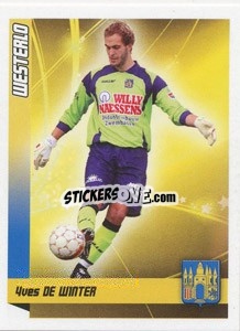 Cromo De Winter(Top joueur) - Football Belgium 2010-2011 - Panini