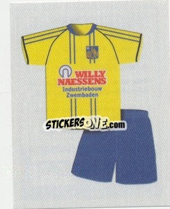 Sticker Team kit(in) - Football Belgium 2010-2011 - Panini