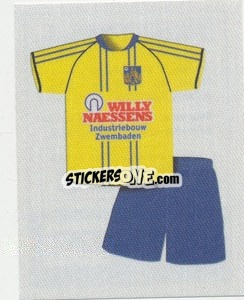 Sticker Team kit(in) - Football Belgium 2010-2011 n. 415 - Panini