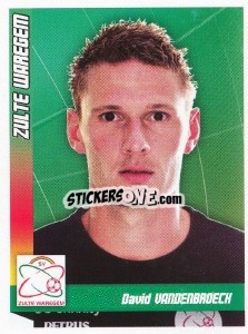 Sticker Vandenbroeck - Football Belgium 2010-2011 - Panini