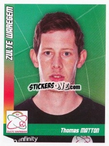 Sticker Matton - Football Belgium 2010-2011 n. 433 - Panini