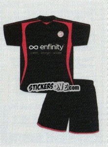 Sticker Team kit(out) - Football Belgium 2010-2011 n. 437 - Panini