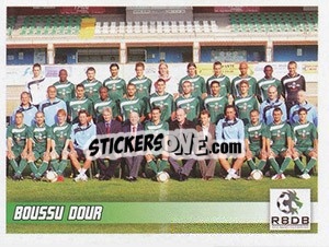 Figurina Boussu Dour (Team) - Football Belgium 2010-2011 - Panini