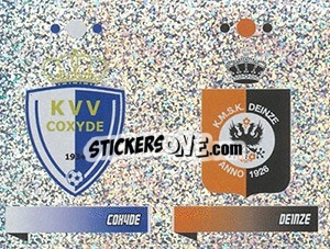 Sticker Coxyde (Embleem) - Football Belgium 2010-2011 - Panini