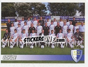 Cromo Coxyde(Team) - Football Belgium 2010-2011 - Panini