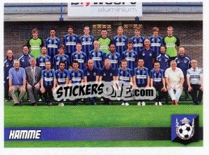 Sticker Hamme(Team) - Football Belgium 2010-2011 - Panini