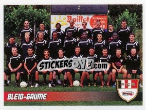 Figurina Bleid-Gaume (Team) - Football Belgium 2010-2011 - Panini
