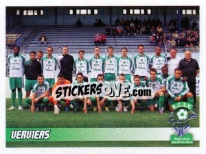 Figurina Verviers (Team) - Football Belgium 2010-2011 - Panini