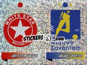 Sticker White Star Woluwe (Embleem) - Football Belgium 2010-2011 - Panini