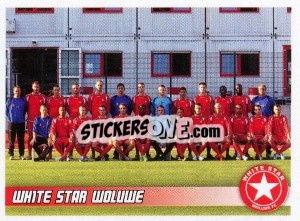 Sticker White Star Woluwe (Team) - Football Belgium 2010-2011 - Panini