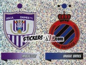 Sticker Brugge Dames(Embleem) - Football Belgium 2010-2011 n. 559 - Panini