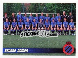 Sticker Brugge Dames(Team) - Football Belgium 2010-2011 n. 560 - Panini