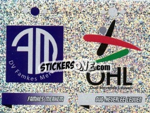Sticker Famkes Merkem(Embleem) - Football Belgium 2010-2011 - Panini