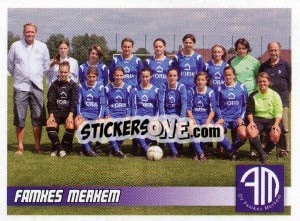 Sticker Famkes Merkem(Team) - Football Belgium 2010-2011 n. 566 - Panini