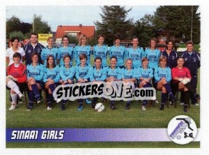 Sticker Sinaai Girls (Team) - Football Belgium 2010-2011 - Panini