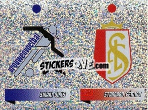 Sticker Standard Femina (Embleem) - Football Belgium 2010-2011 - Panini
