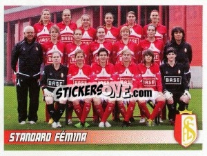 Sticker Standard Femina (Team) - Football Belgium 2010-2011 n. 572 - Panini