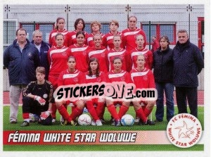 Figurina Femina White Star Woluwe (Team) - Football Belgium 2010-2011 n. 580 - Panini