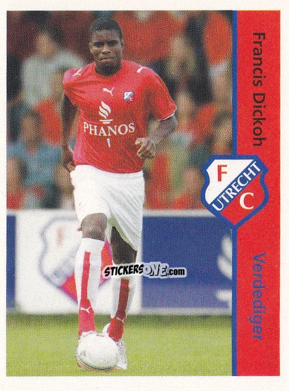 Sticker Francis Dickoh - Eredivisie 2006-2007 n. 244 - Plus