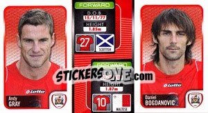 Sticker Andy Gray / Daniel Bogdanovic 