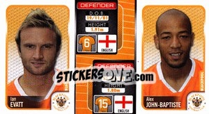 Sticker Ian Evatt / Alex John-Baptiste  - Coca-Cola Championship 2009-2010 n. 23 - Panini