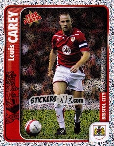 Sticker Louis Carey - Coca-Cola Championship 2009-2010 n. 40 - Panini