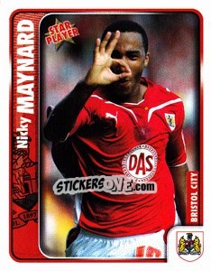 Sticker Nicky Maynard - Coca-Cola Championship 2009-2010 n. 42 - Panini