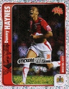 Sticker Danny Haynes - Coca-Cola Championship 2009-2010 n. 43 - Panini